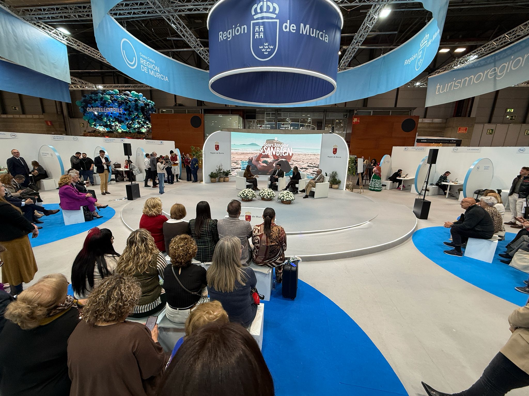 Estíbaliz Masegosa hace balance de la presencia de San Javier en Fitur